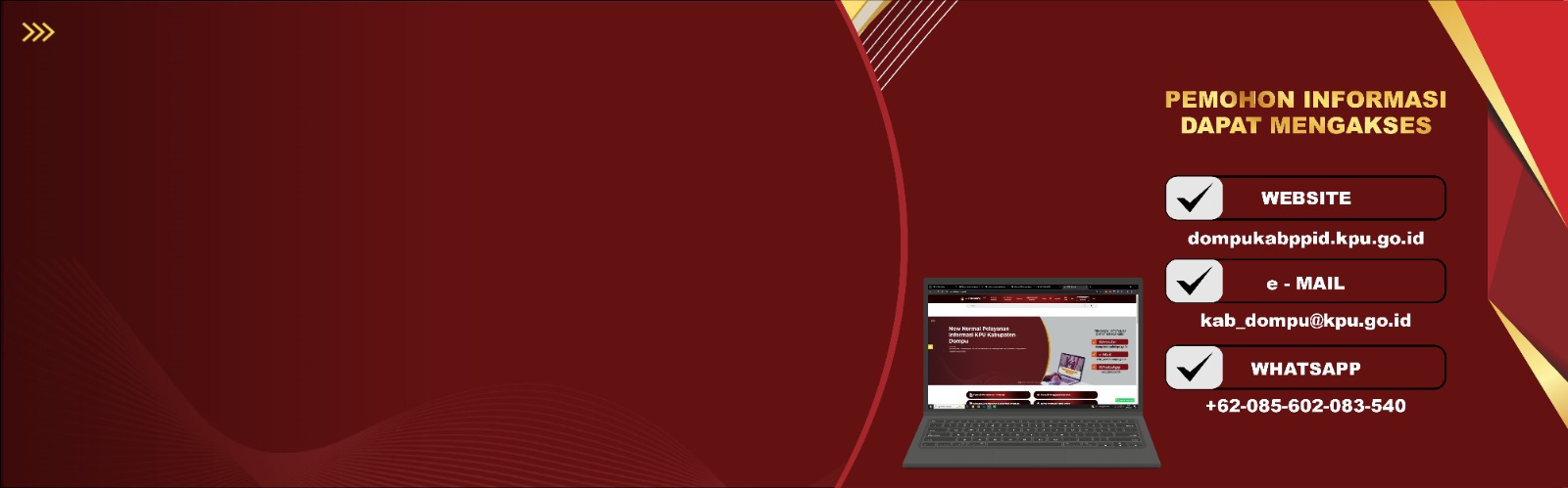 Pelayanan Informasi KPU Kabupaten Dompu