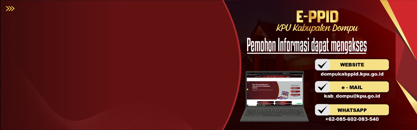 Pemohon Informasi Dapat Mengakses PPID KPU Dompu di